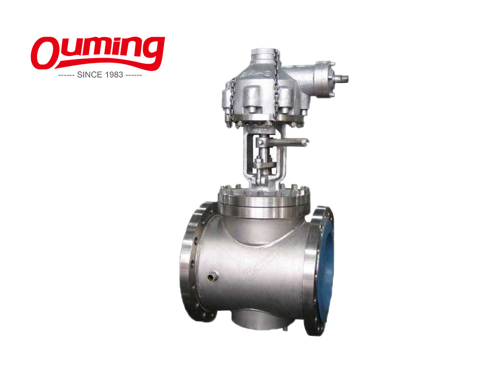 Electric Eccentric Lined Fluorine Two Way Plug Valve