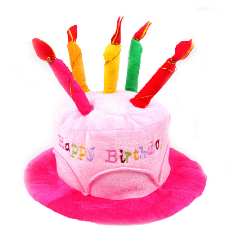 Funny Party Hats Birthday Cake with Candles Hat - Hilarious Birthday Cake with Candles Hat