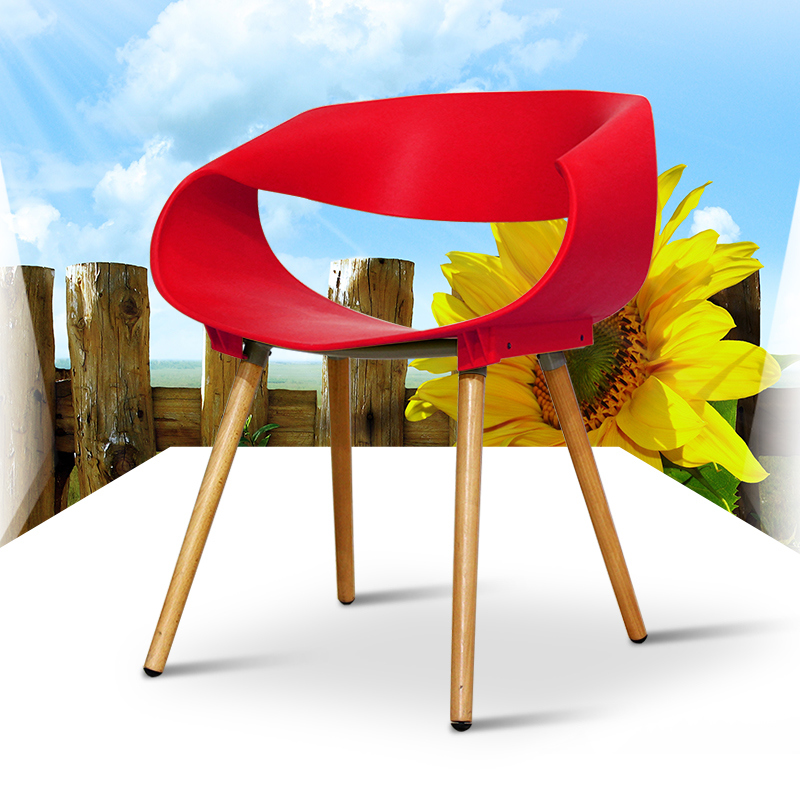 Hight Quality Custom Fancy Ergonomic Plastic Dining Room Chair