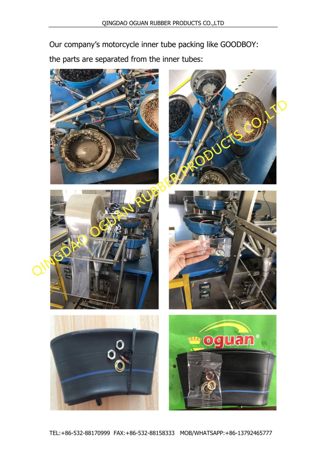 300/325-18 Butyl Rubber of Motorcycle Tube