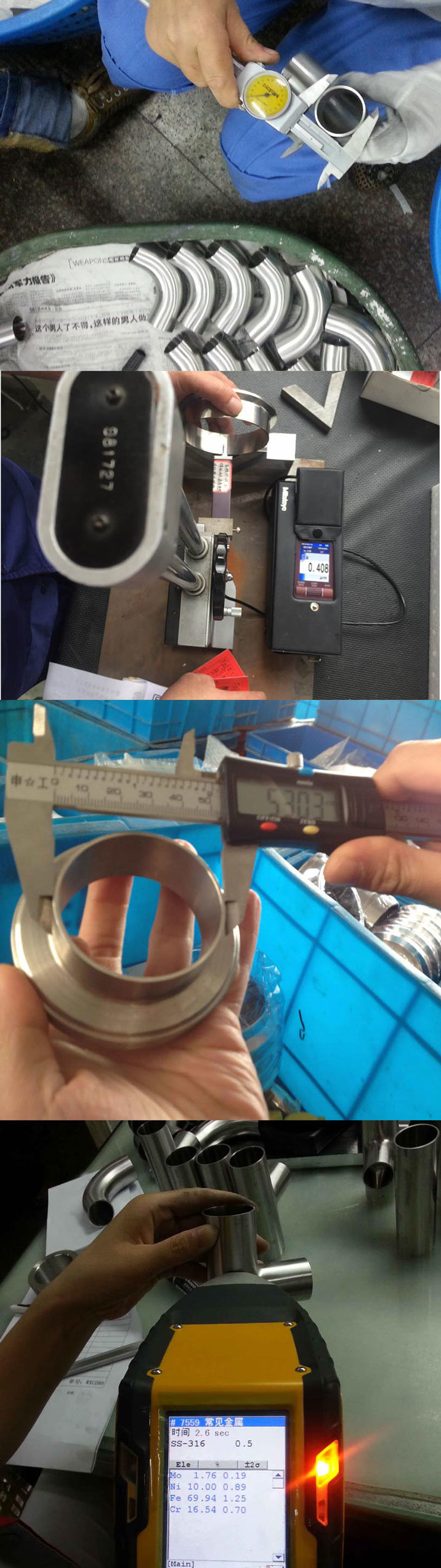 Stainless Steel Sanitary Cross with Welding Ends