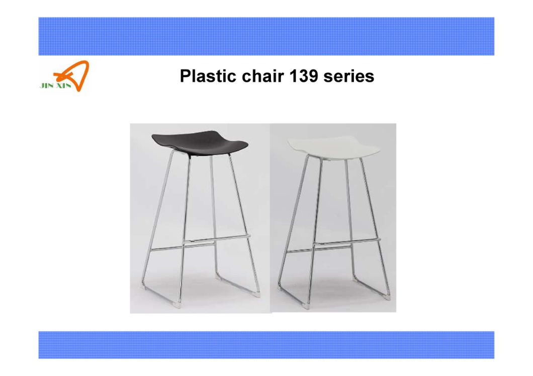 Popular Plastic Dining Bar Stool Leisure Chair