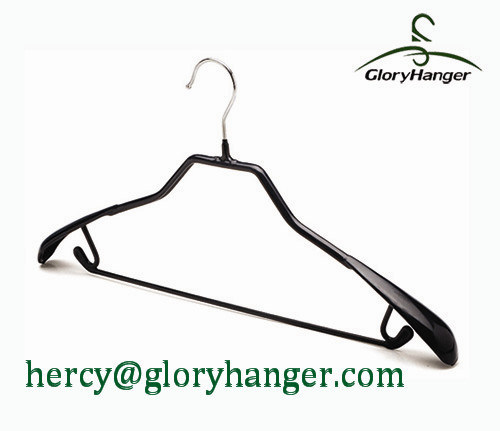 Closet Usage PVC Metal Hanger for Shirt Display