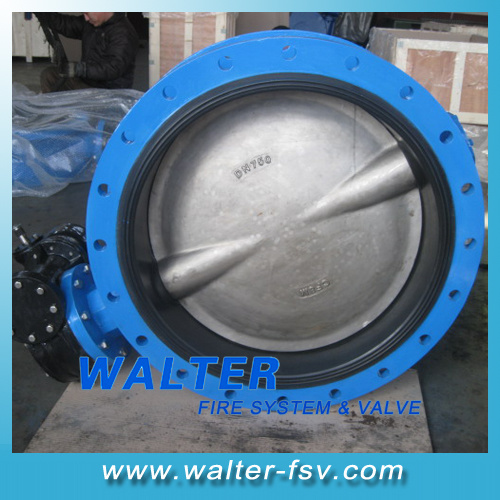 Worm Gear Flange Butterfly Valve with EPDM Seat