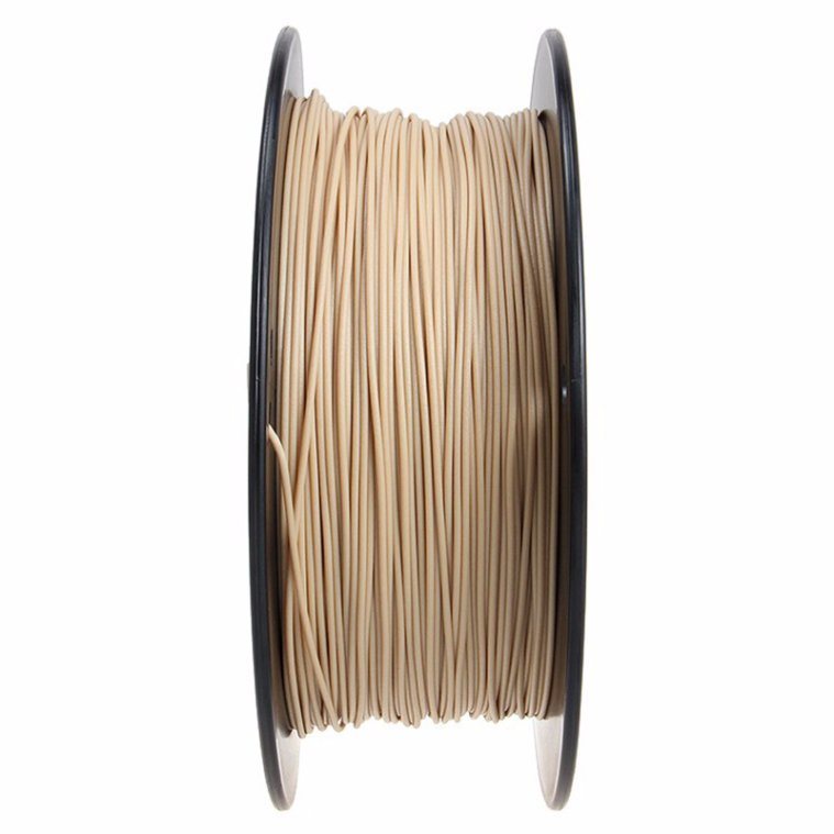 1.75mm Wood-PLA 3D Printer Filament -100% Virgin Raw Material Accuracy 0.05mm - 1kg Spool (2.2lbs), Wood