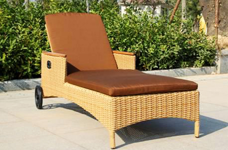 Patio Wicker Garden Outdoor Furniture Rattan Lounger Reclining Chair