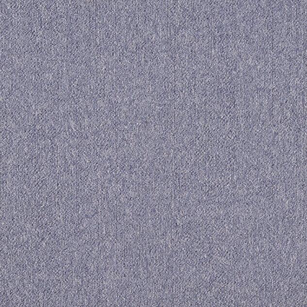 Newly colorful Pure Blue Color PVC Carpet Tile with Nylon PP Carpet Tile