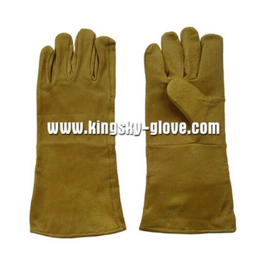 Heavy Duty Cow Split Leather Welding Work Glove-6530