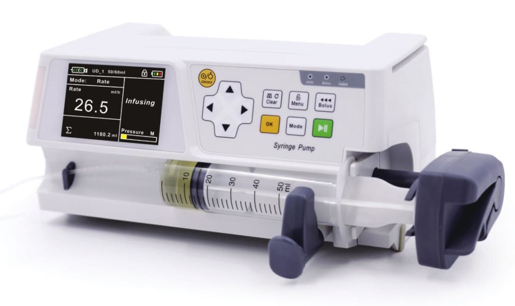 FM-Sp3 Ce Marked Stack Able Syringe Pump with Drug Library