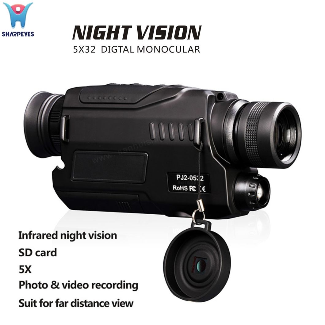 Monocular Night Vision Infrared Digital Scope for Hunting Telescope