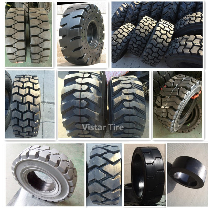 Pneumatic Solid Tyre (4.00-8, 5.00-8, 21X8-9, 23X10-12, 7.00-12, 7.00-15, 7.50-15)