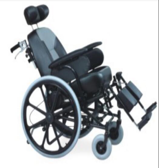 Hospital Reclining High Backrest Type Manual Wheelchair (THR-204BJQ)