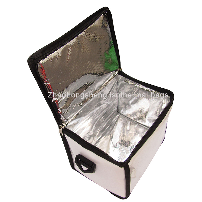 School Backpack Aluminum Foil Insulated Thermal Lunch Food Delivery Cooler Bags