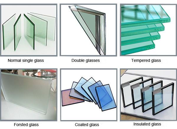 Heat Insulation Double Low-E Glass Thermal Break Aluminum Swing Door with Cheap Price