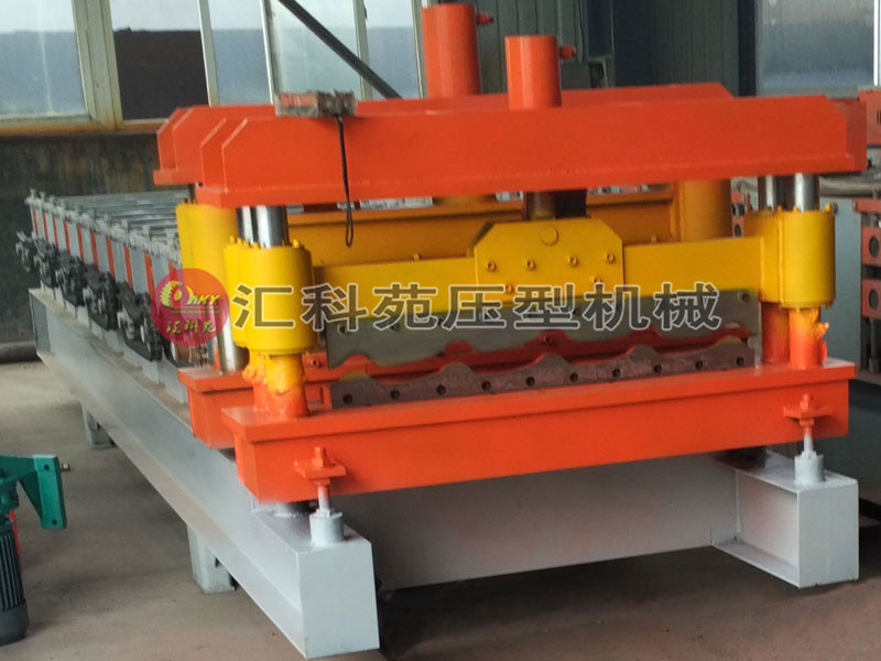 Glazed Color Steel Tile Roll Forming Machine / Making Machine