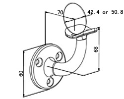 Inox Top Quality Stainless Steel TV Wall Mount Bracket