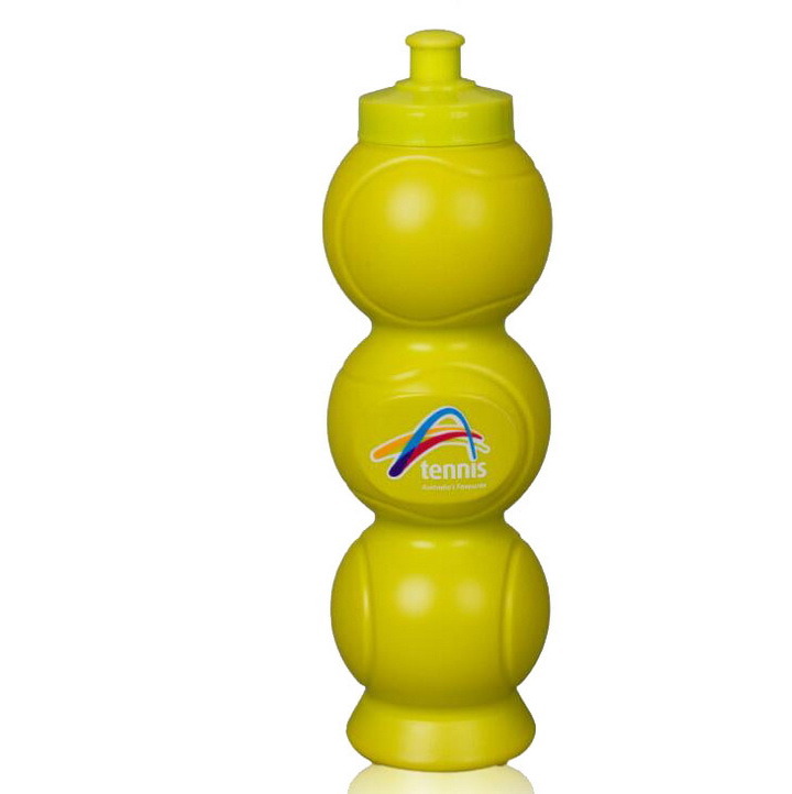 750ml Euro Popular PE Tennis Sports Water Bottle with Customized Logo