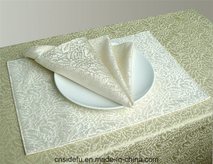 Fashionable Restaurant Buffet Polyester Jacquard Placemat