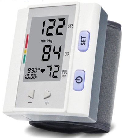 Wrist Watch Finger Blood Pressure Monitor, Sphygmomanometer