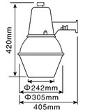 Wall Mount Area Security Light Fixture