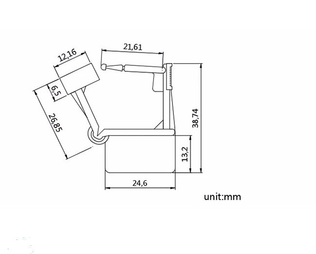 Plastic Padlock Seal with Barcode and Serial Numbers