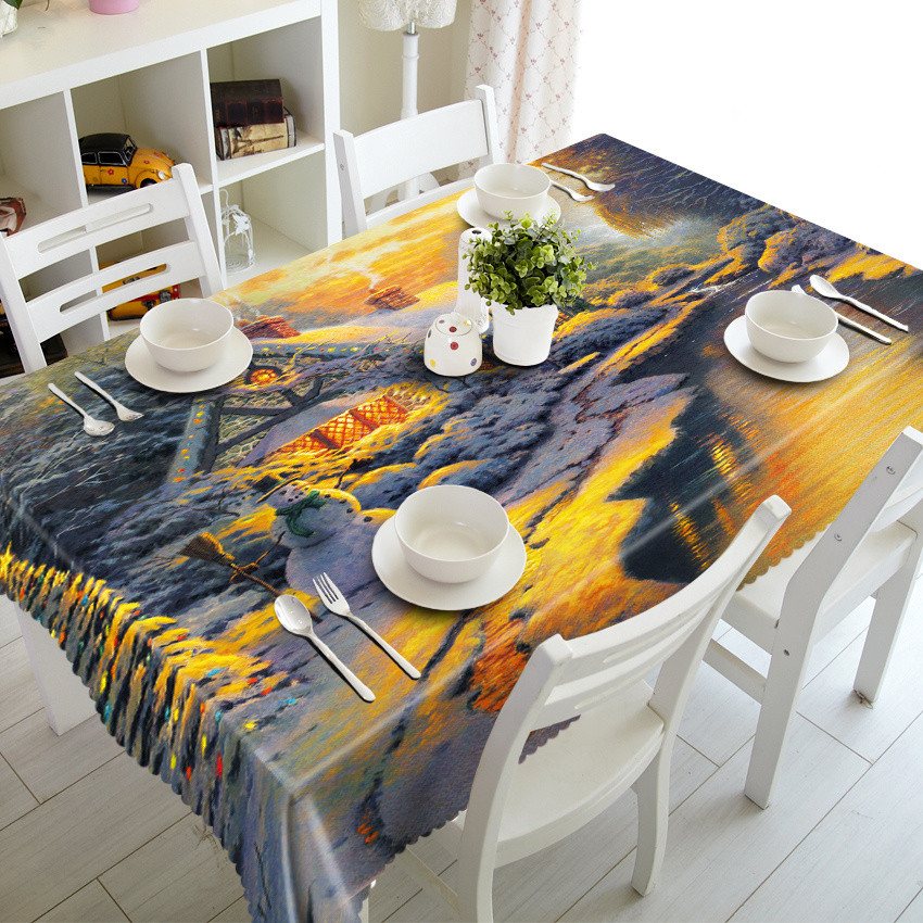 100% Linen Table Cloth/Restaurant Tablecloth