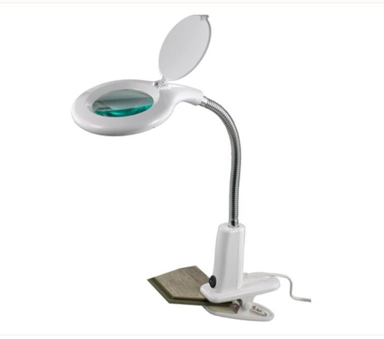 Table Clamp45X /3X Handheld Magnifier Lamp with LED Light for Reading