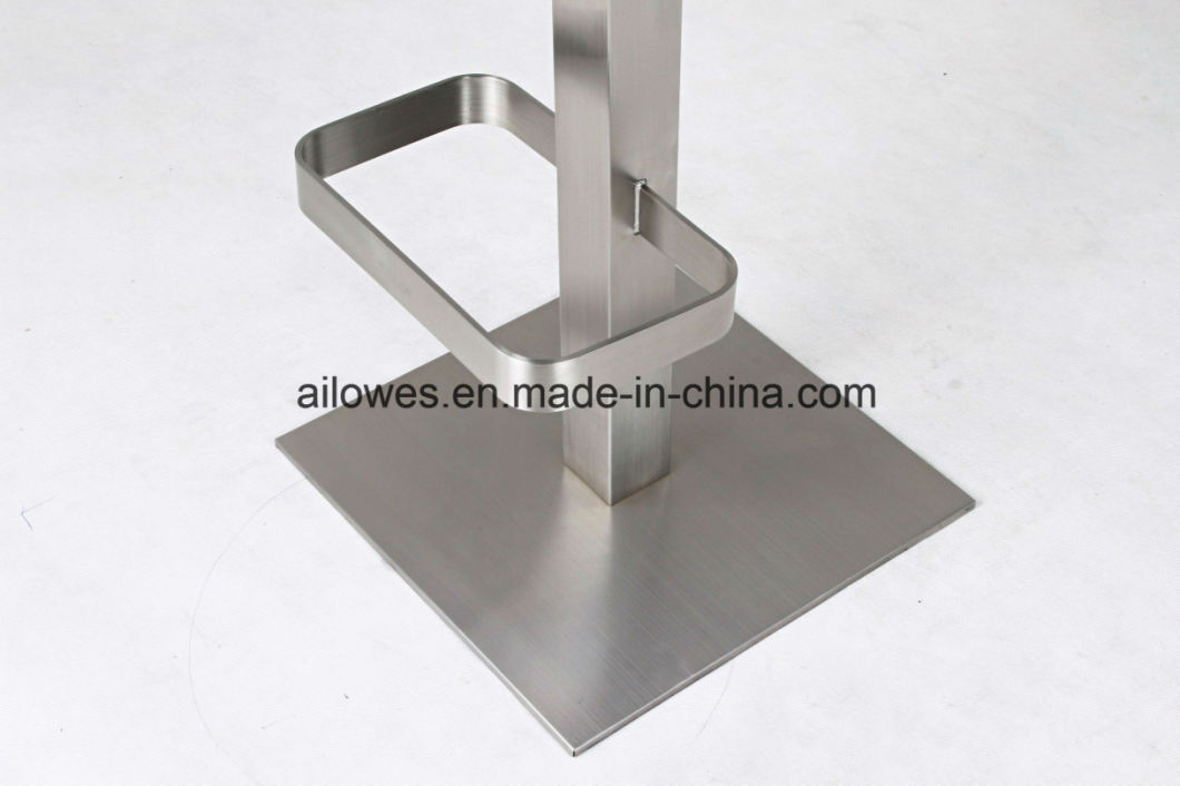 Fixed Stainless Steel Stool Metal Bar Chair