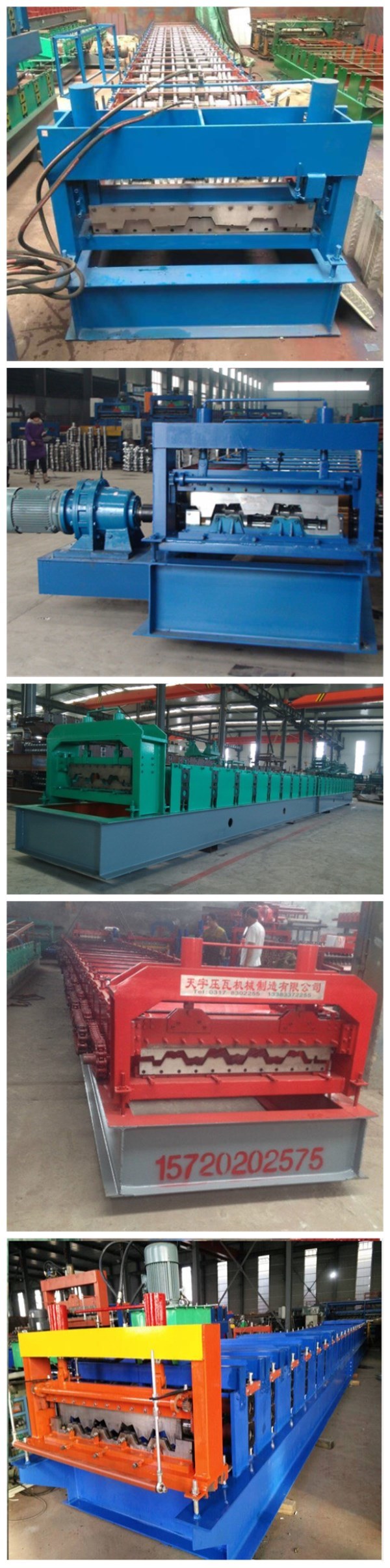 Metal Floor Decking Roof Sheet Roll Forming Machine