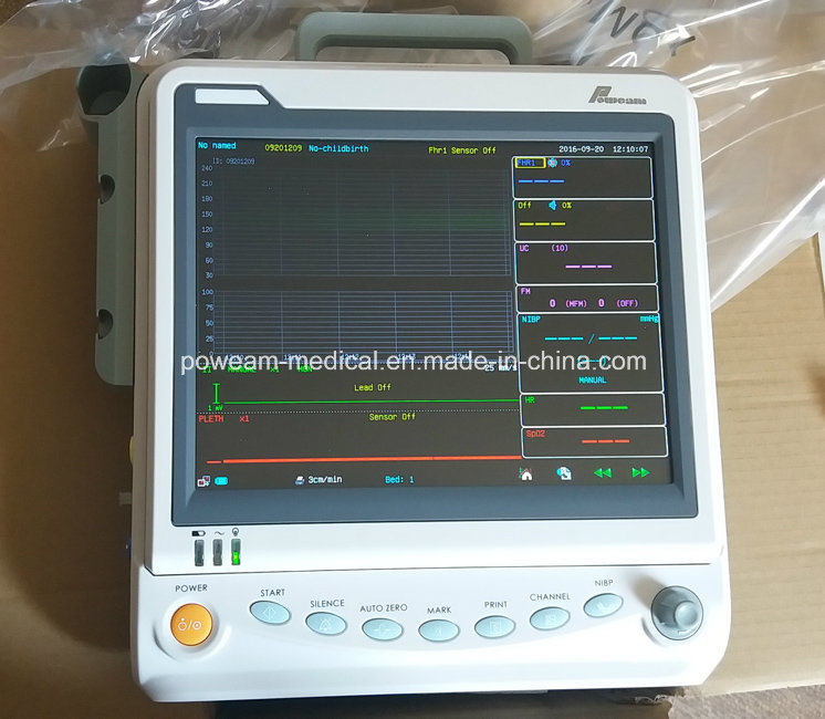 FM-10b/10b Plus Color Display Heart Fetal Monitor with Twins