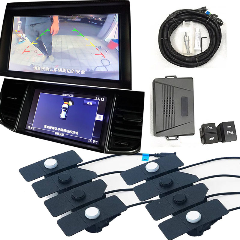 Car Multimedia OE Screen Working Front and Rear Parking Sensor for Nissan