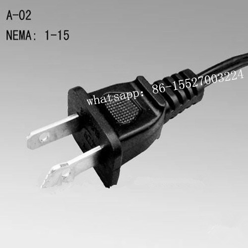 UL Standard USA 2 Pins Indoor Extension Cords