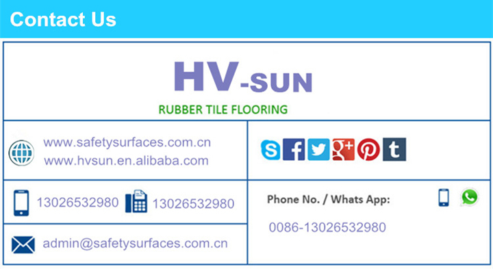 Interlocking Rubber Tiles, Puzzle Rubber Floor for Gym and Outside