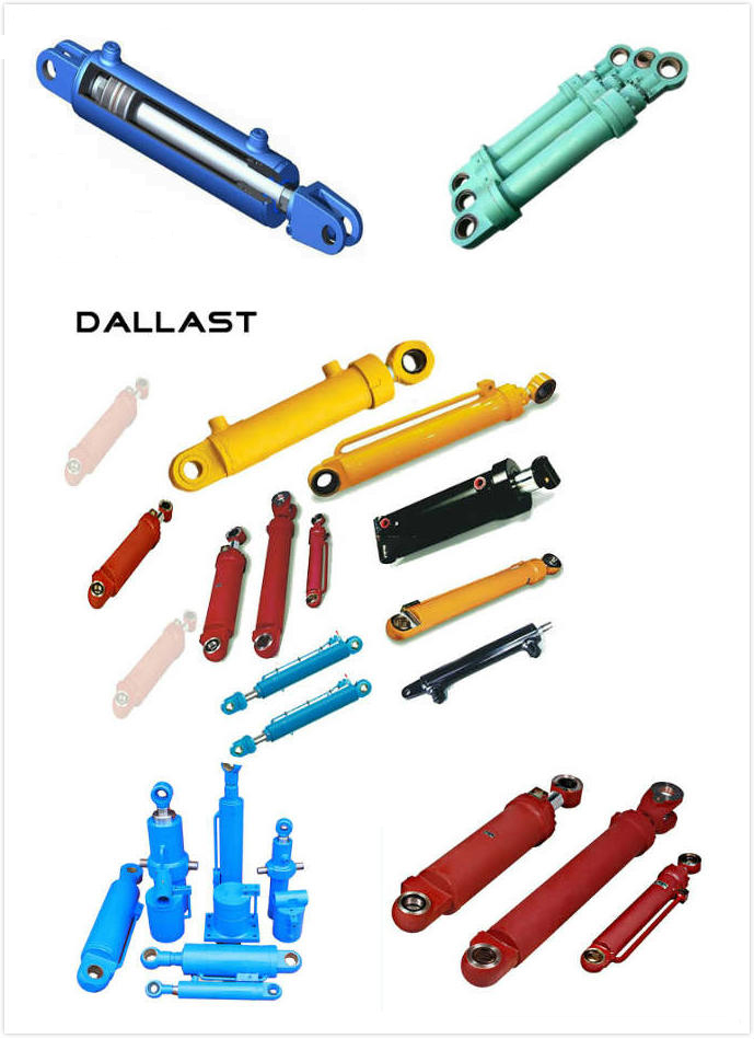 Double Acting Chromed Hydraulic Cylinder for Agricultural Combine Harvester