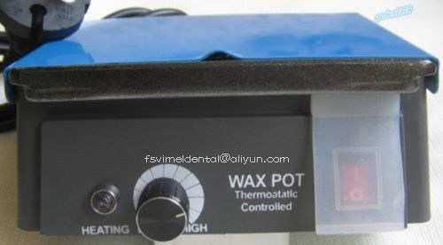 Dental Wax Pot 3-Well Wax Heating Analog Dipping Lab Equipment