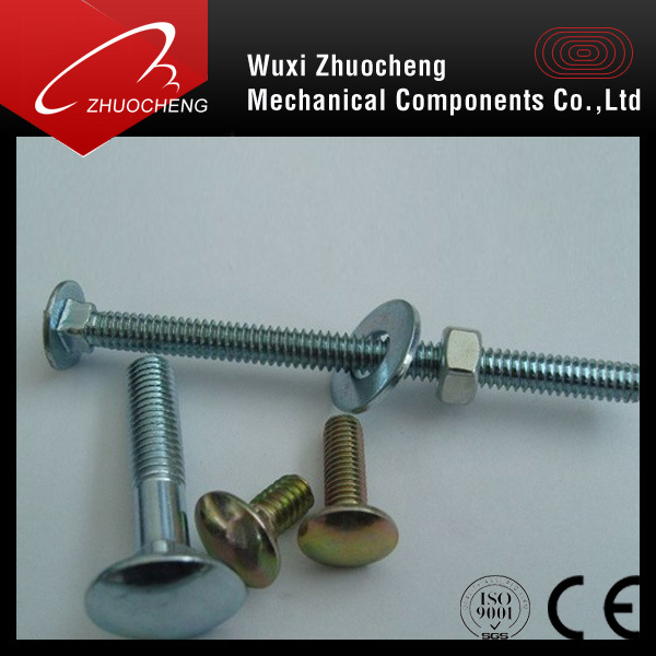 Carbon Steel Galvanized Mushroom Head Square Neck Carriage Bolt DIN603