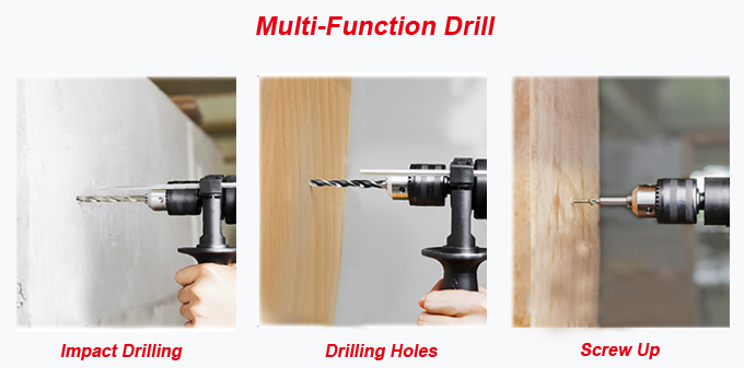 13mm 220-240V Best Multifunction Electric Tool Impact Drill (AT7212)