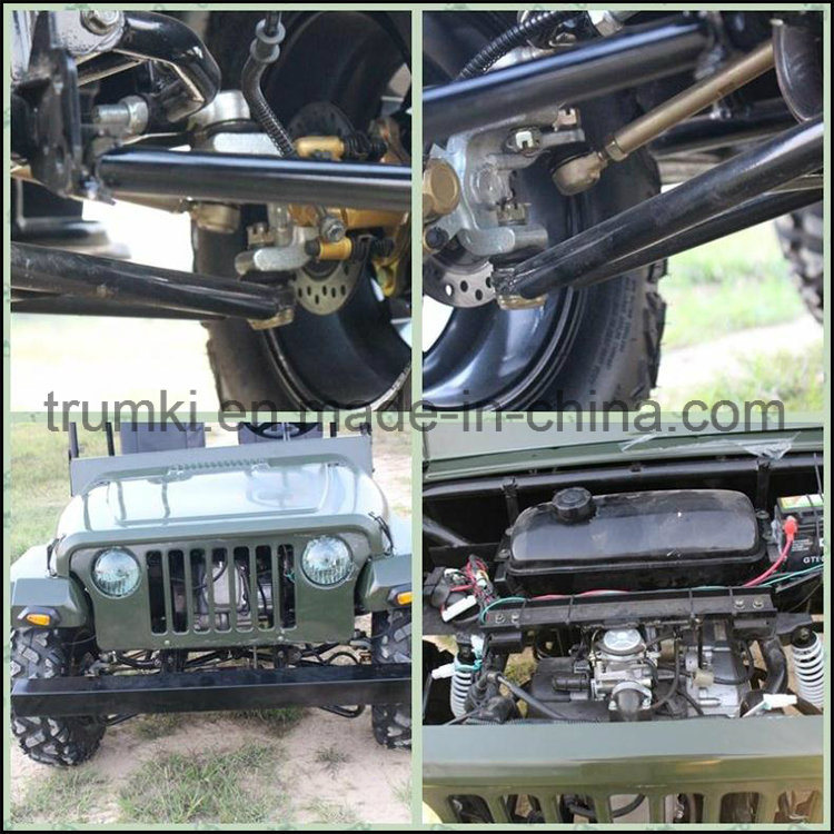 Luxury Mini Cabrio 4 Wheeler Stroke Air Cooled Mini Quad UTV