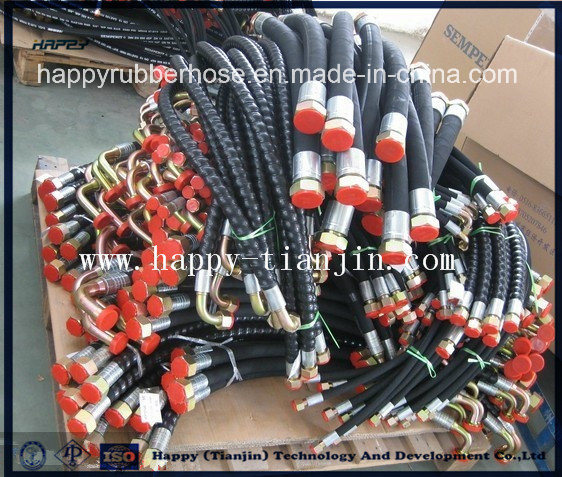 High Pressure Hydraulic Hose with Fittings