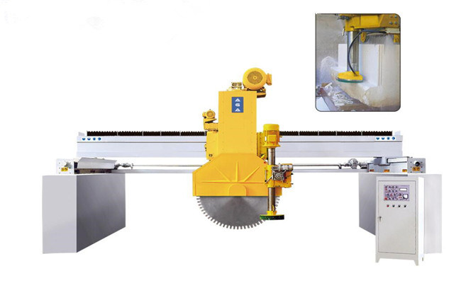 High-Tech Stone Bridge Cutter Cutting Marble Blocks with Two Blades