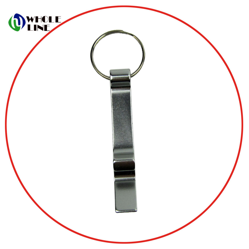 Zinc Alloy Nickel Plated Keychain Polish Customized Fancy Bottle Opener