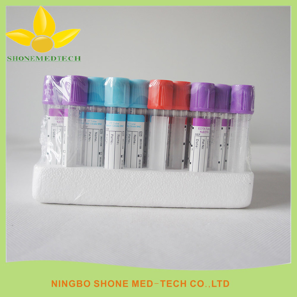 Vacuum Pet Blood Collection Tube with Various Color