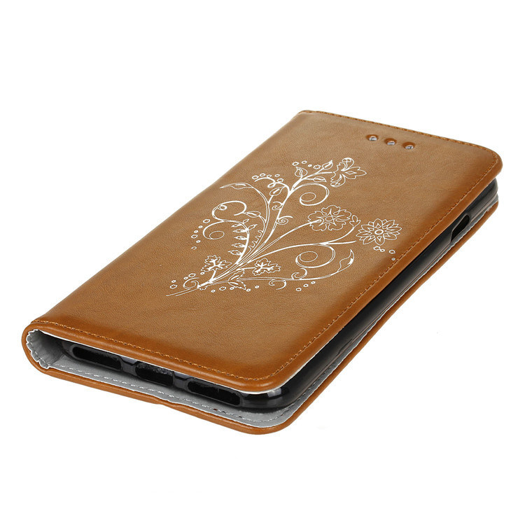 Hot Selling Stamping Folio Luxury Leather Flip Phone Case Universal for iPhone 6/7/8