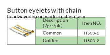 Hot Sale Orthodontic Products Button Eyelets with Chain