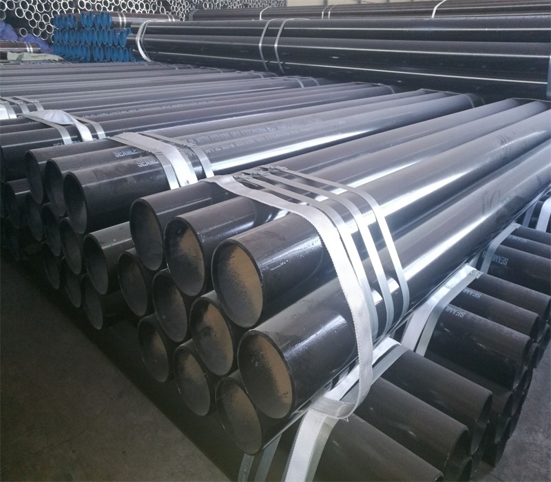 Building Material / Hollow Tube / ERW Q345 Q235B ERW Black Round Steel Welded Pipe