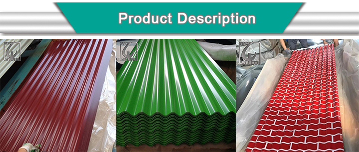 Roofing Sheet Material Prepainted Galvanized Steel Plate