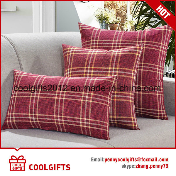 Promotional Decorative Cotton Square Printed Sofa Throw Pillow