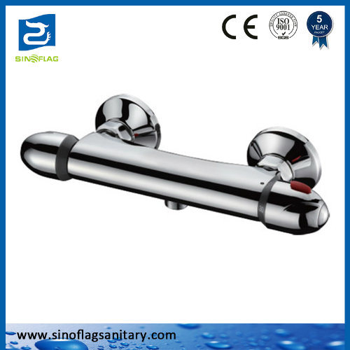 High Quality in-Wall Bath Shower Thermostatic Faucet with Diverter