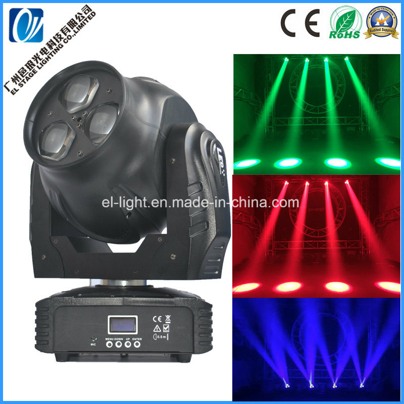 Mini Super Bright LED 3*40W Wash Beam Moving Head Light