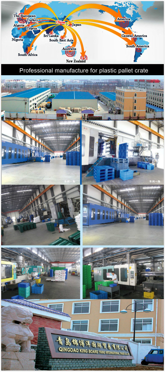 High Quality Wide Use Plastic Logistics Piled Crate